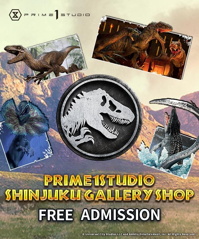 [Free Admission] The SUMMER OF DINOSAURS is Back! JURASSIC WORLD Exhibit at Shinjuku Gallery Shop from June 7th (Friday)