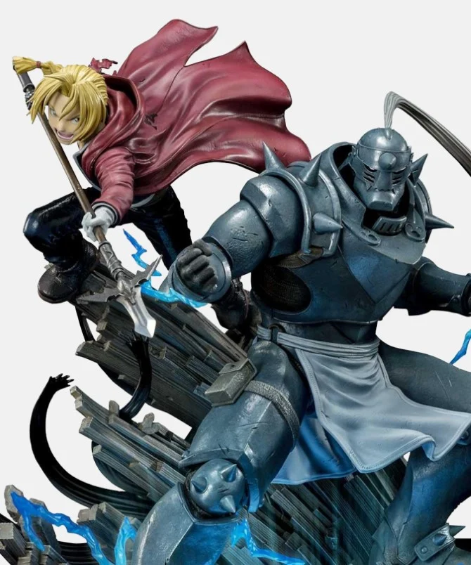 FMA Edward & Alphonse Elric Statue Deluxe Version