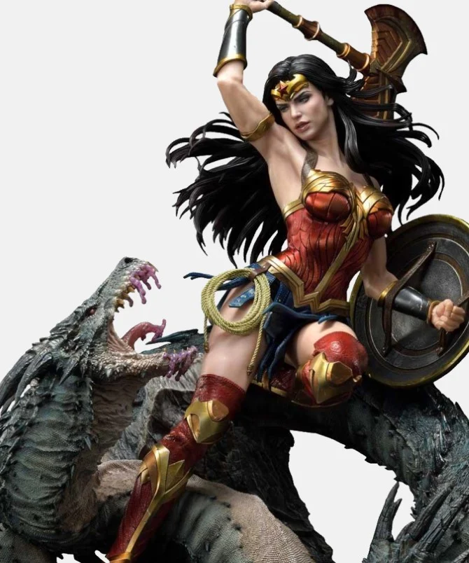 DCWWC Wonder Woman versus Hydra Statue (Concept Design By Jason Fabok) EX Bonus Version