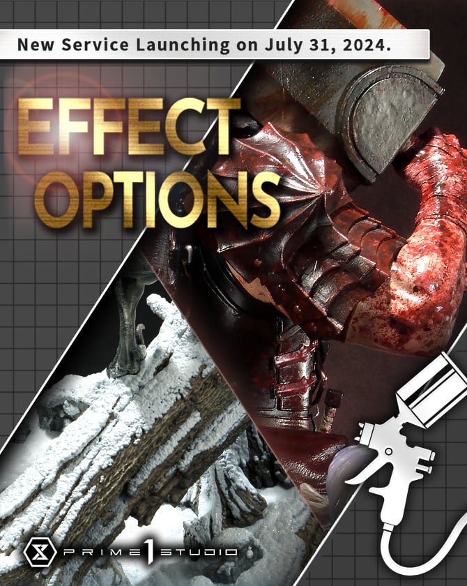 Make Your Statue Truly Unique!  New Service: EFFECT OPTIONS Now Available