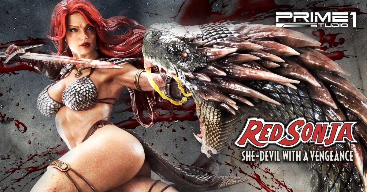 Museum Masterline Red Sonja Red Sonja She-Devil with a Vengeance | | Prime 1 Studio