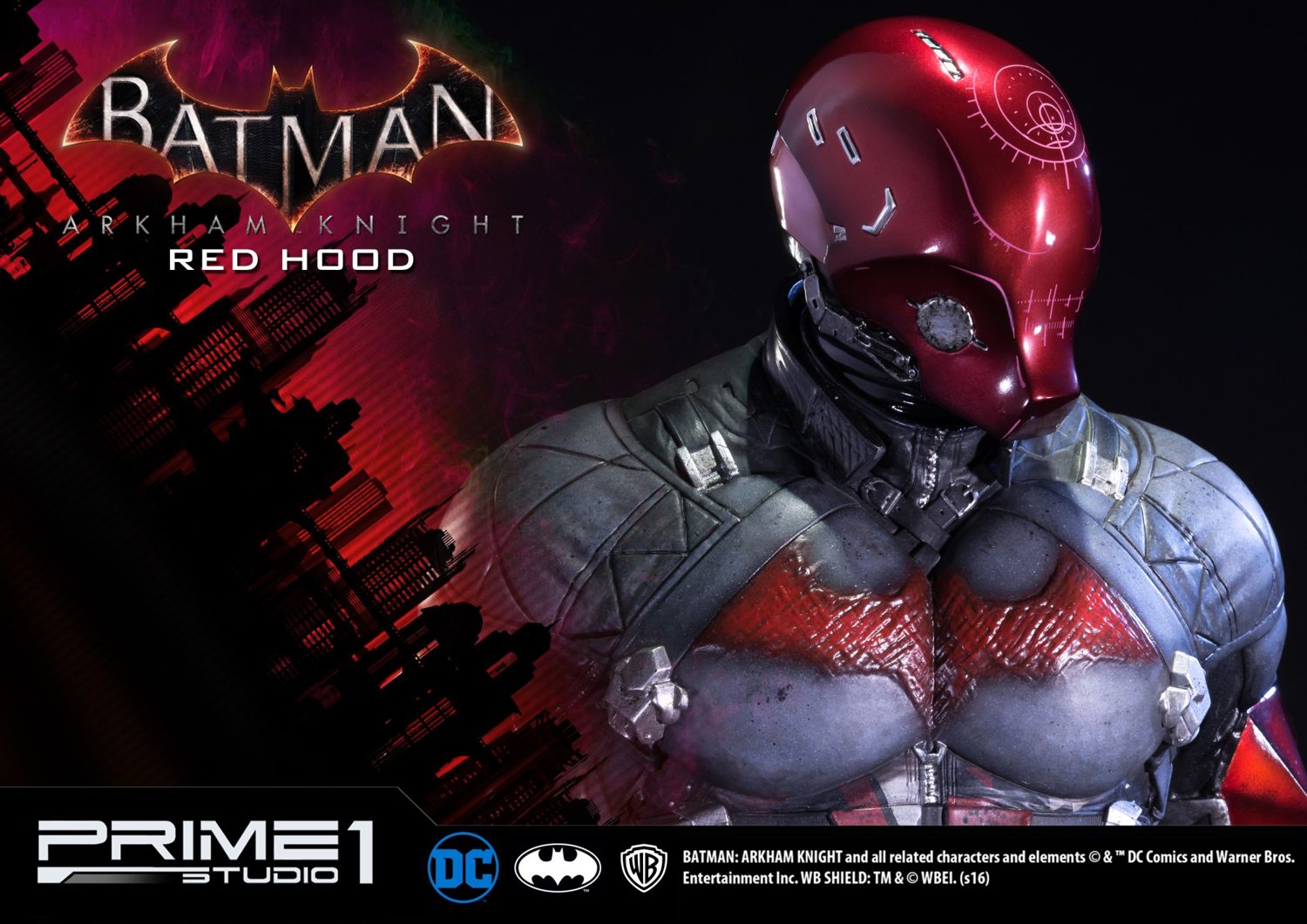 Knight Museum Arkham Studio | Batman: Prime 1 | Red Masterline Hood