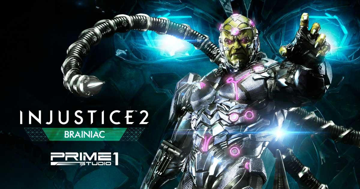 Download wallpaper cyborg, Injustice 2, bald, evil, Brainiac, game, man,  section games in resolution 480x800