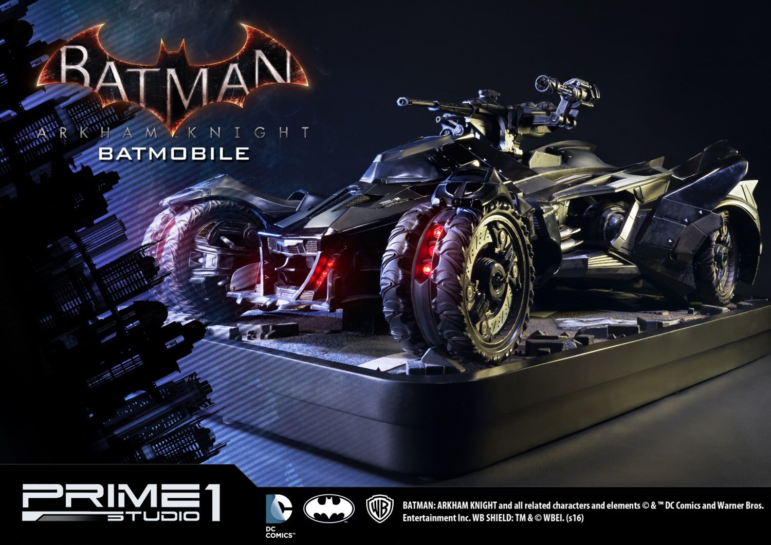 Porte-cles - Batman - 3d Premium Batmobile