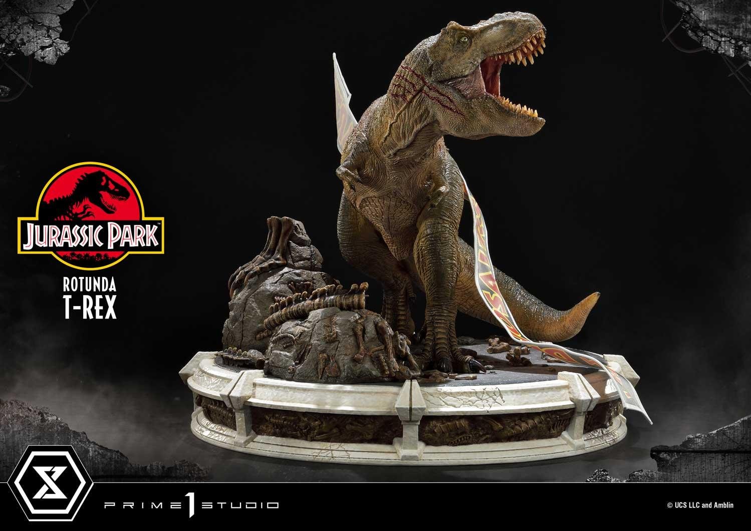 JURASSIC PARK - Rotunda T-Rex - Statuette 1/6 37cm : :  Figurine Prime 1 Studio Jurassic Park