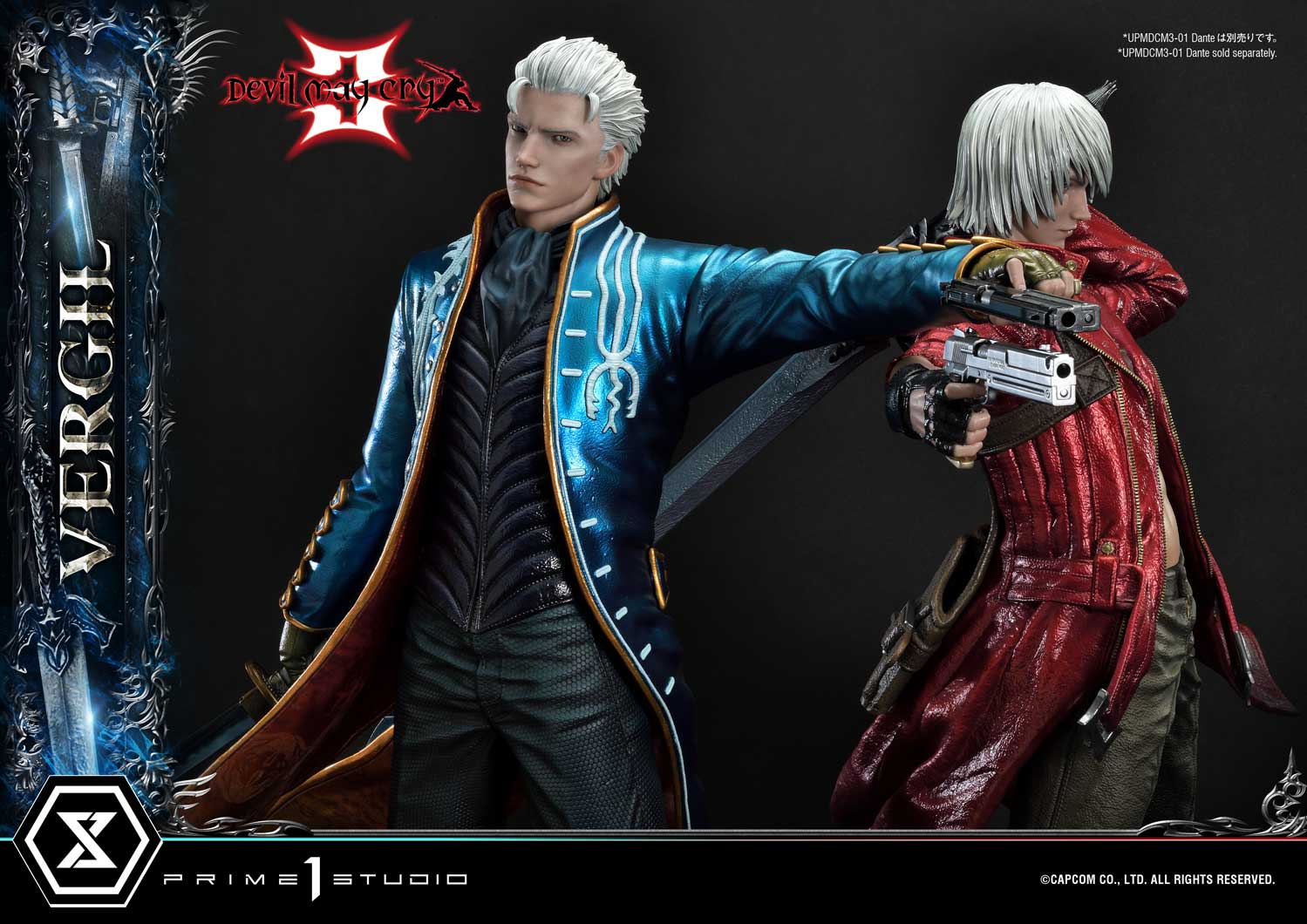 Devil May Cry: Prime 1 revela belíssima estatueta de Vergil