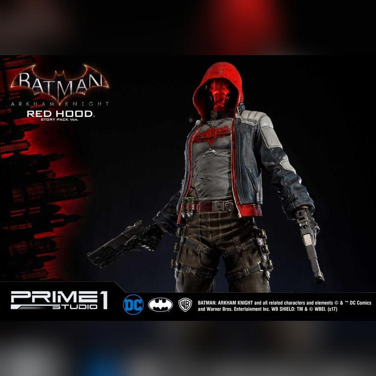 Museum Masterline Batman: Red Studio Hood Arkham Knight Prime | | 1 Story Pack