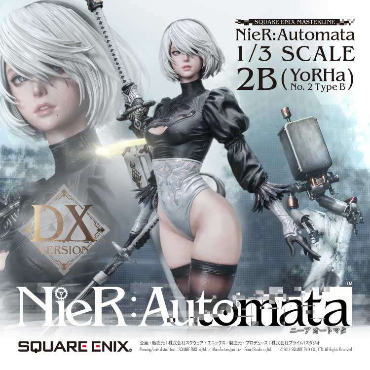 Square Enix NieR Automata 2B YoRHa No. 2 Type B Statuette black
