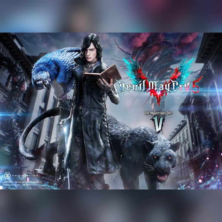 V character, devil may cry 5, tattoo, anime style, Anime, HD