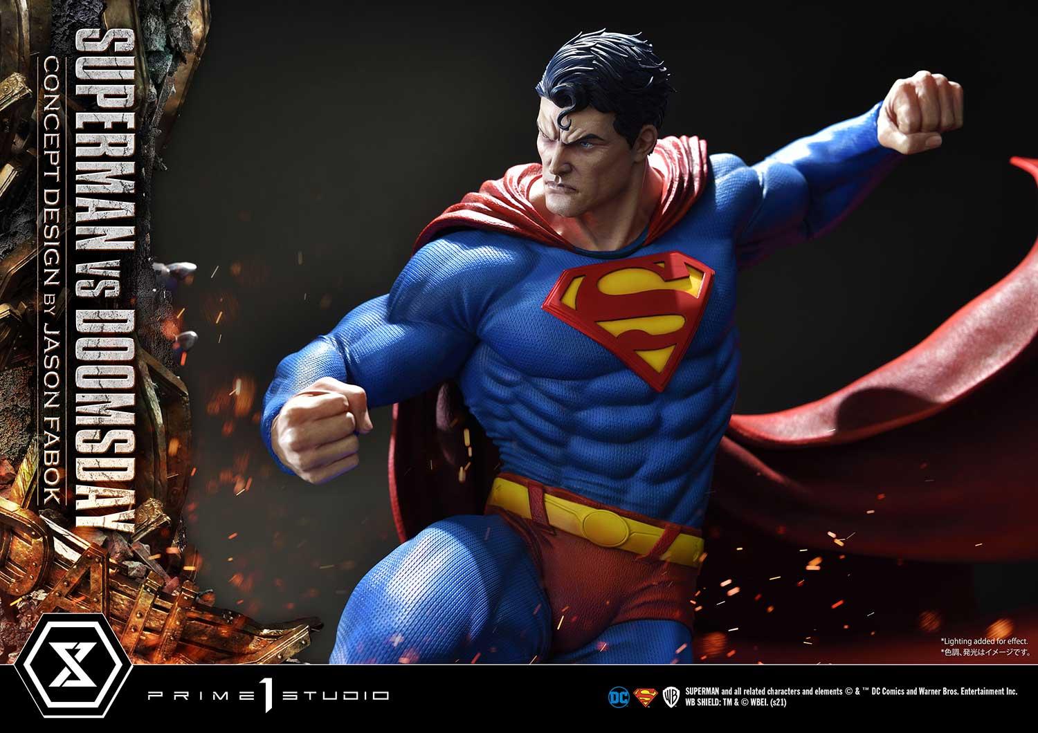 DC COMICS Statue Superman Vs Doomsday By Jason Fabok Prime 1 Studio