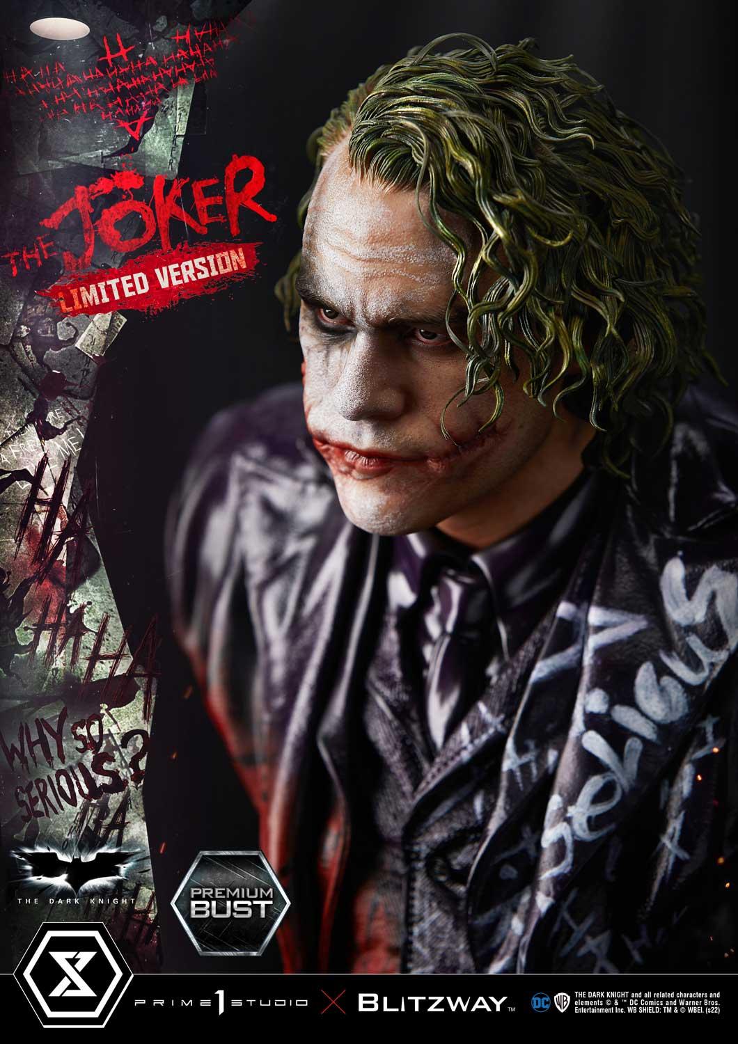 Premium Bust The Dark Knight (Film) The Joker Limited Version | | Prime ...